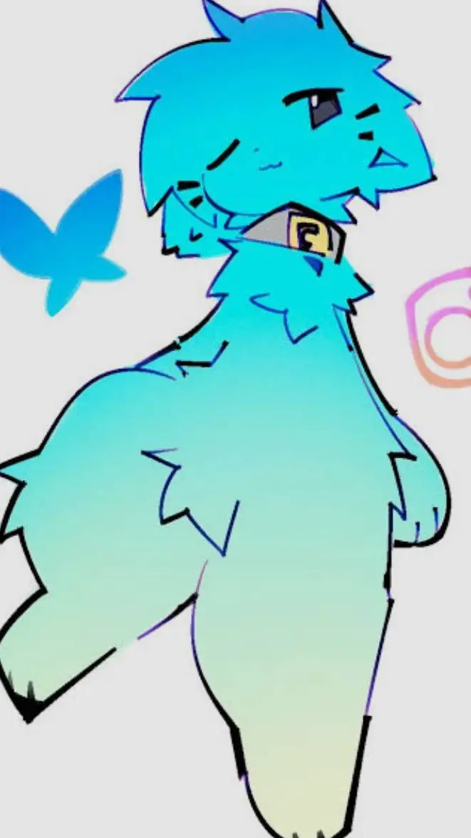 ai character: MintCat  background