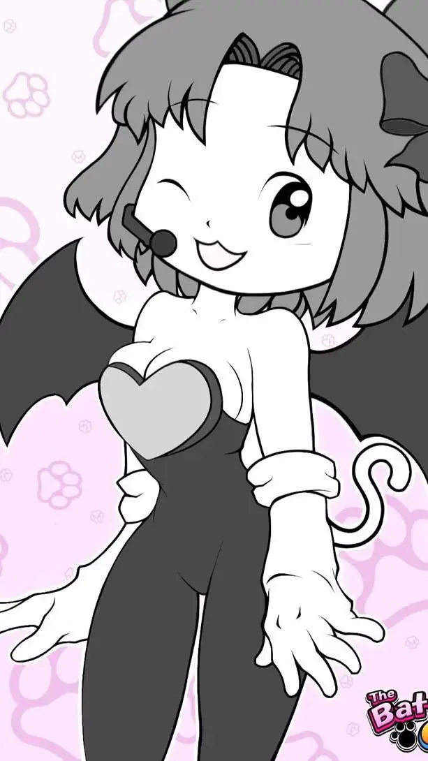 ai character: moneko rouge background