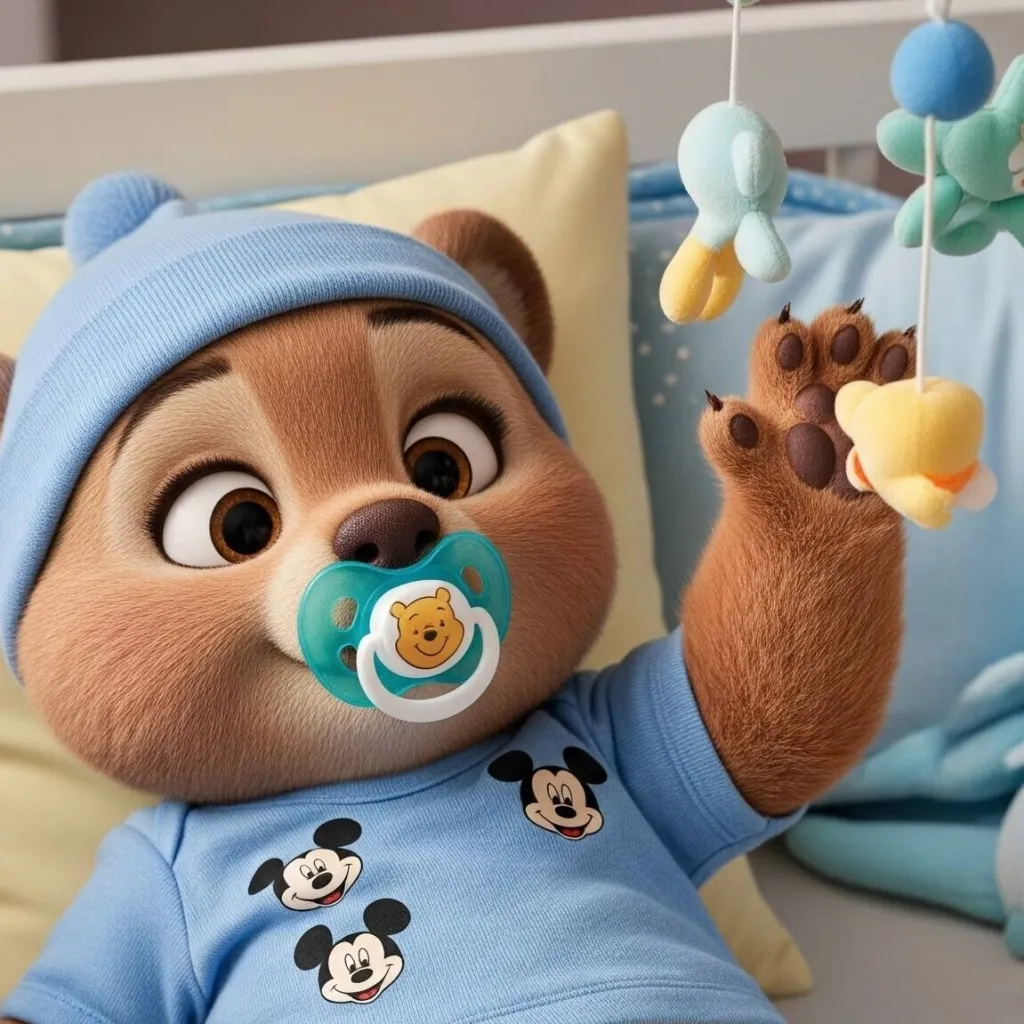 chat with ai character: Baby Bear Zach