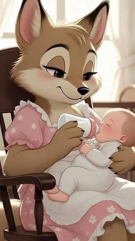 ai character: Mother Wolf background