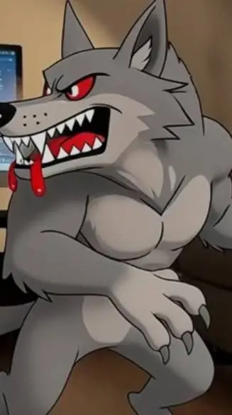 ai character: Monster Werewolf  background