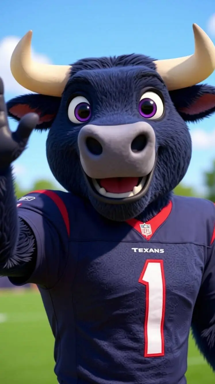 ai character: Toro Texans Mascot background