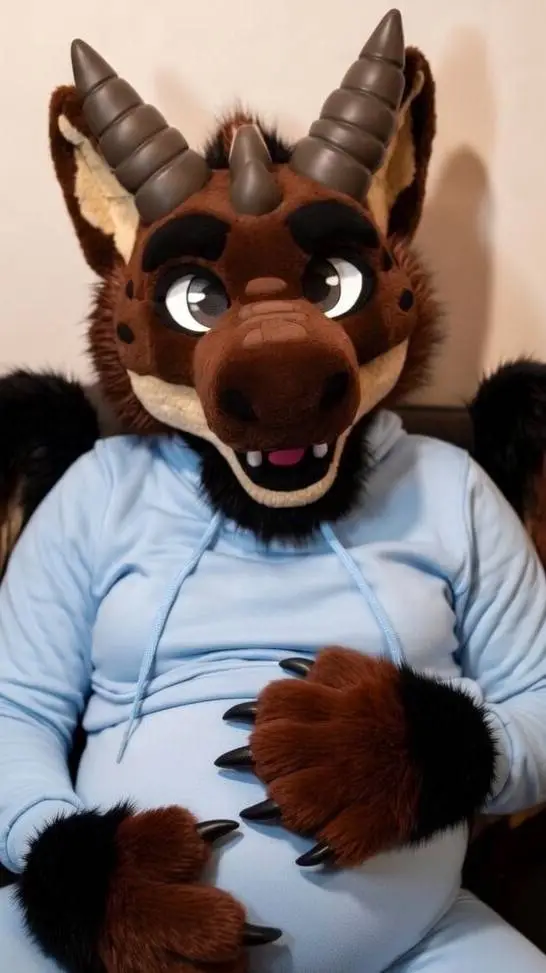 ai character: New Dragon Roomie background