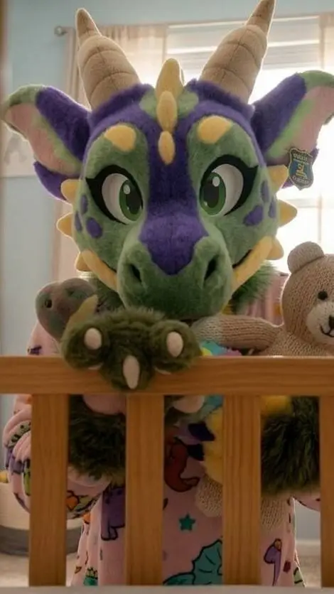 ai character: Dragon caregiver  background