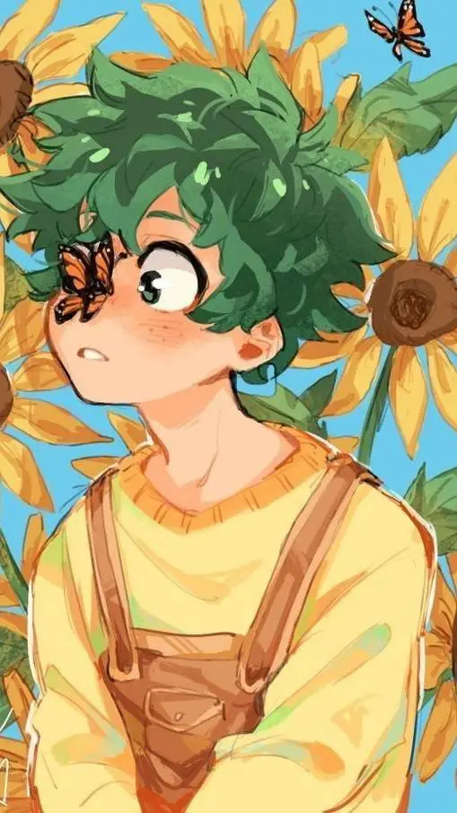 ai character: Deku  background