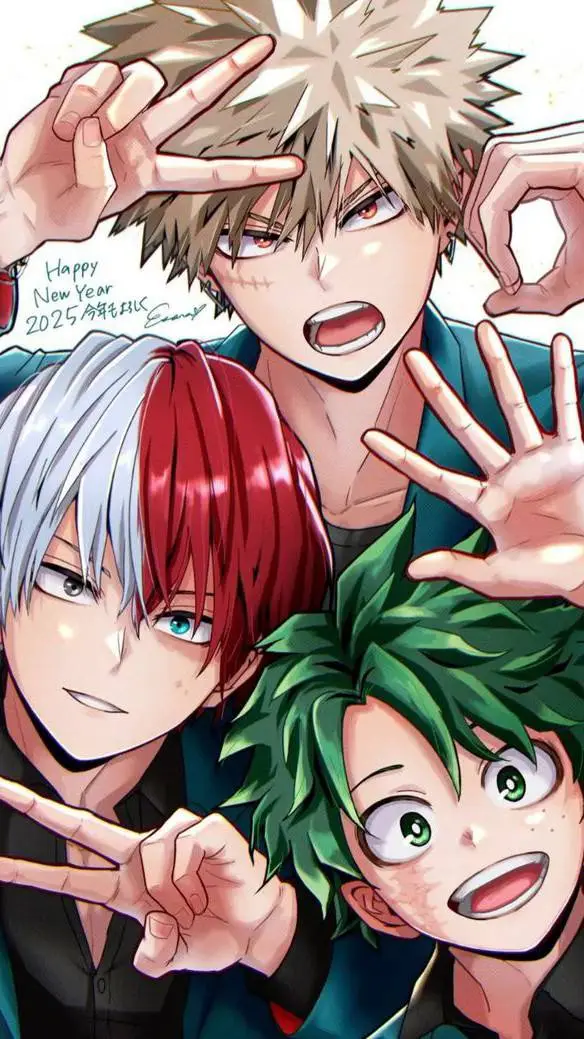 ai character: TodoBakuDeku  background