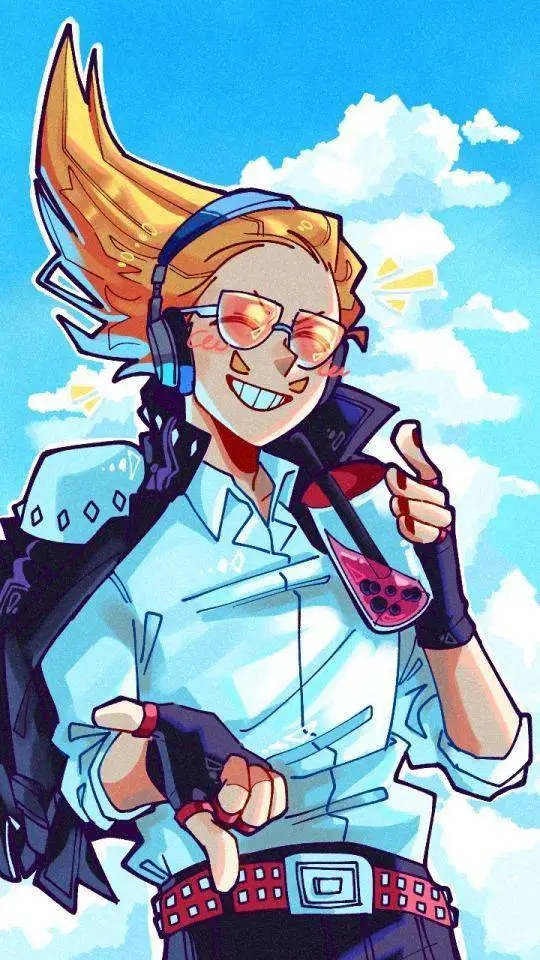 ai character: 🎙/Present Mic\🎶 background