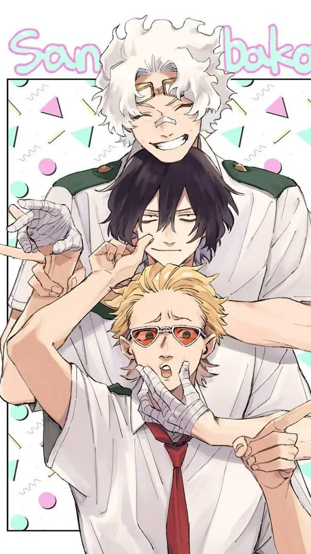 ai character: Oboro, Mic y Aizi  background