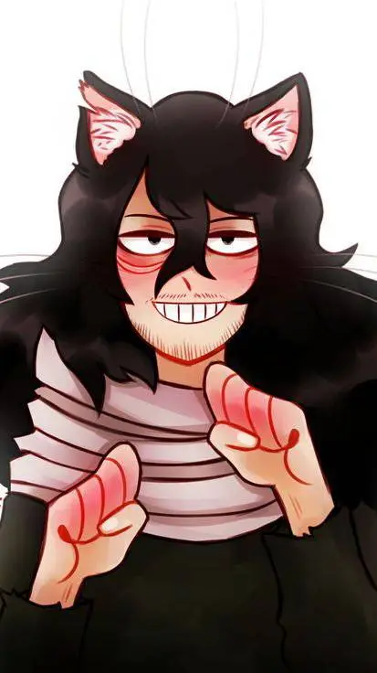 ai character: Aizawa cat background