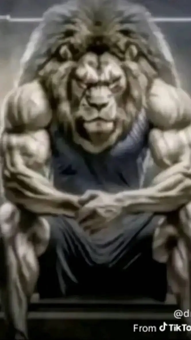 ai character: Lion background