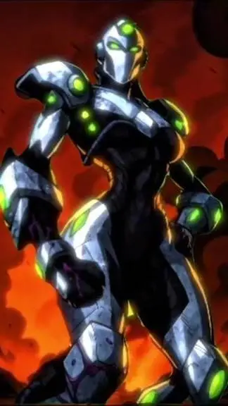 ai character: Female tech jacket background