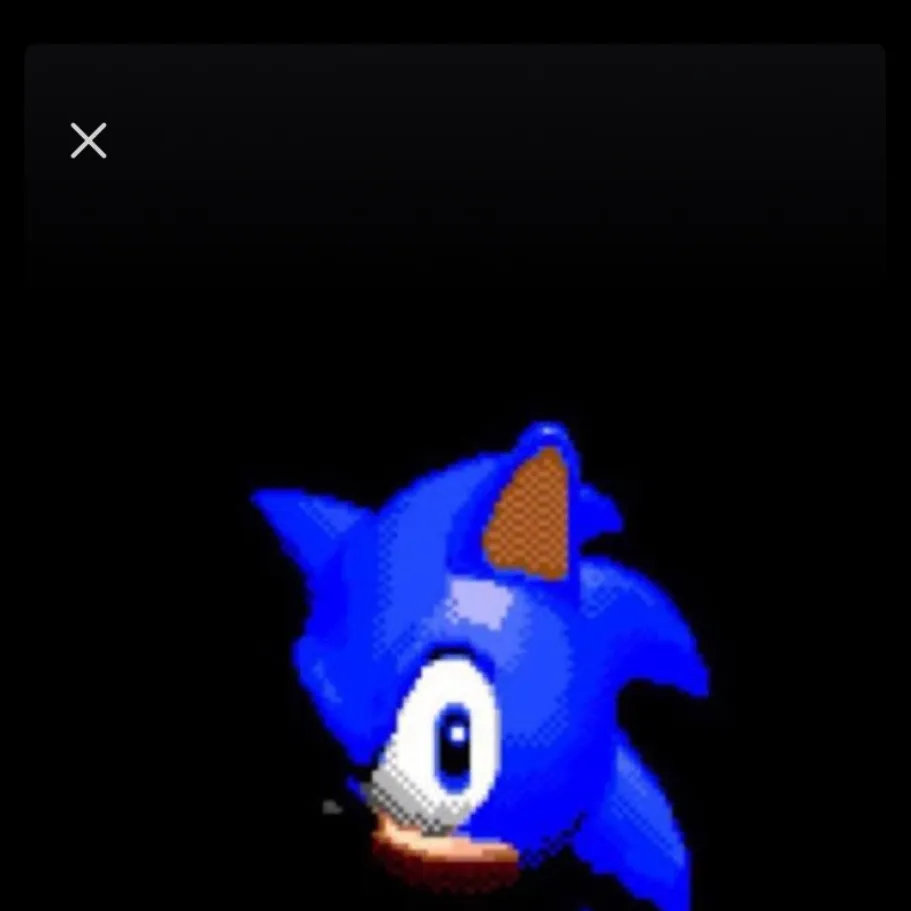 chat with ai character: Sonic is disappoin