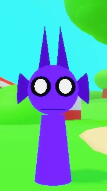 ai character: Durple from 1996 background