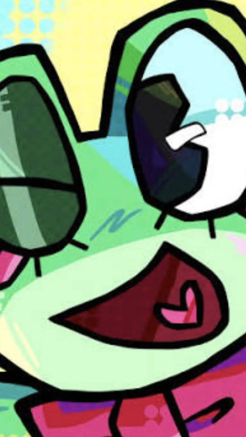 ai character: Ribbit background