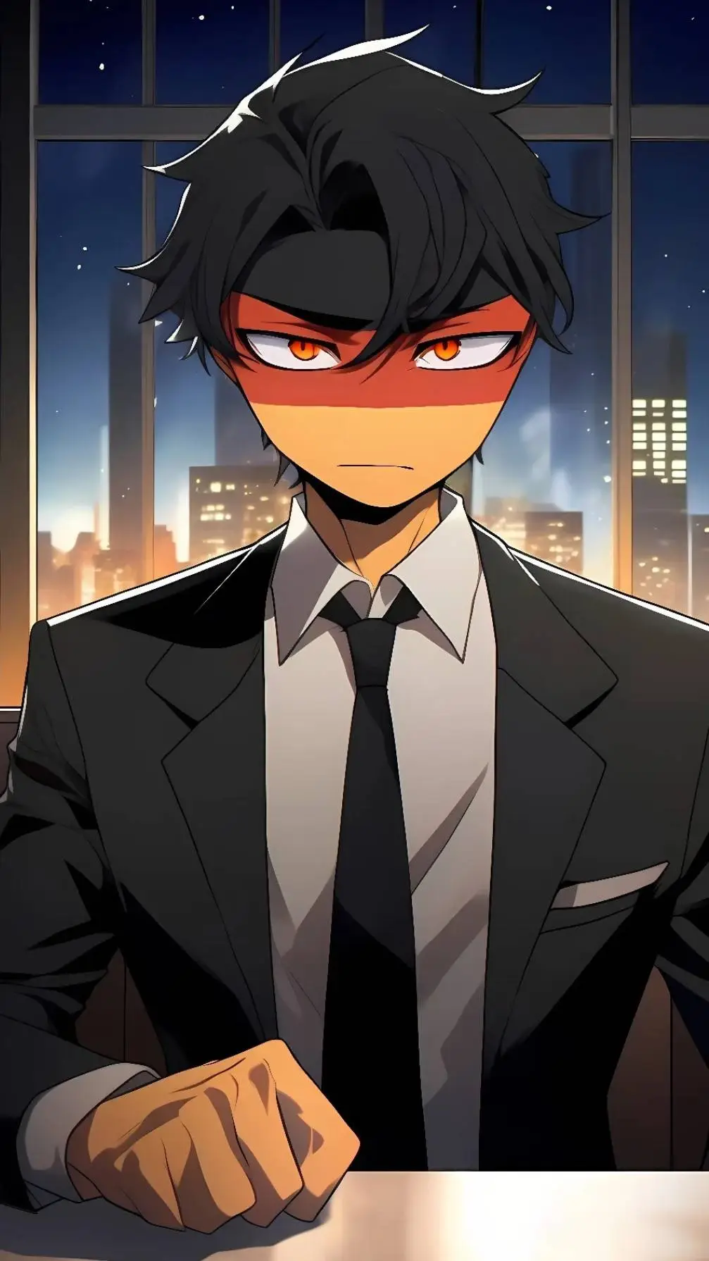 ai character: Germany  background