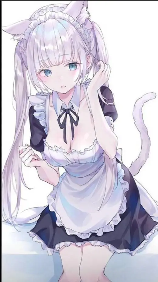 ai character: maid cat tf tg background