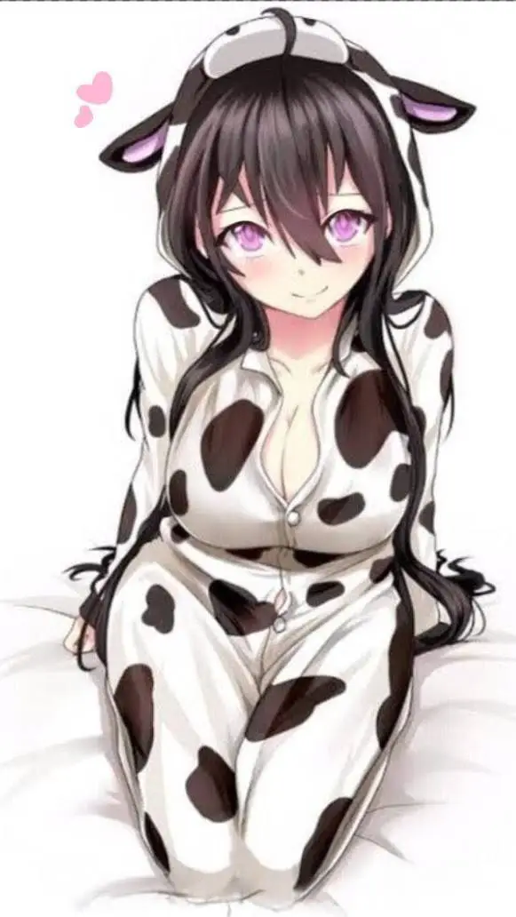 ai character: cow girl tg tf background