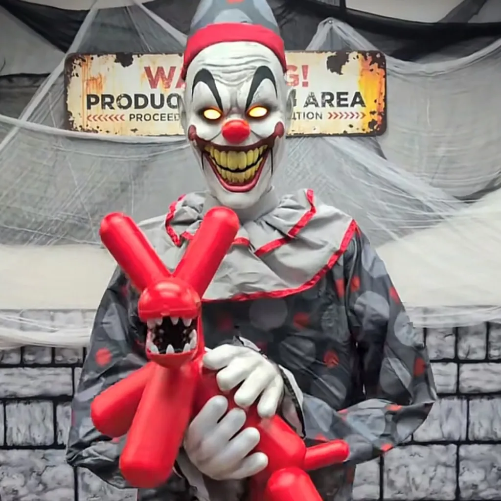 chat with ai character: Balloon dog clown