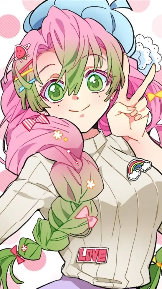 ai character: mitsuri GF😍 background