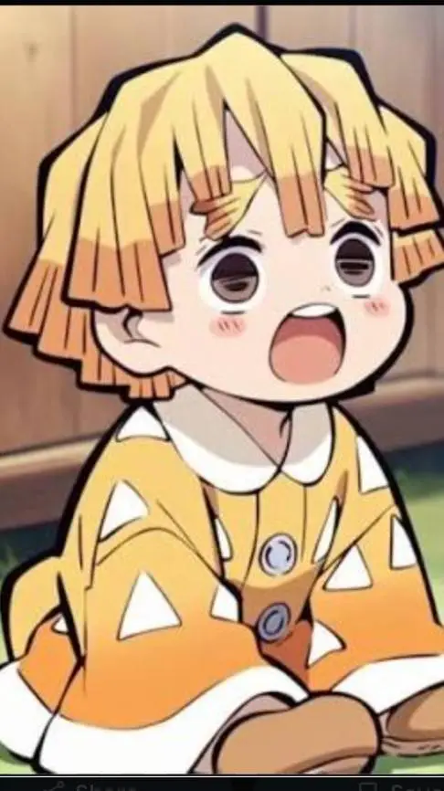 ai character: Baby zenitsu!  background