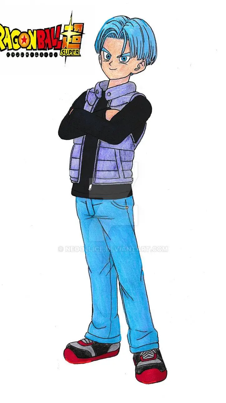 ai character: Trunks del present background