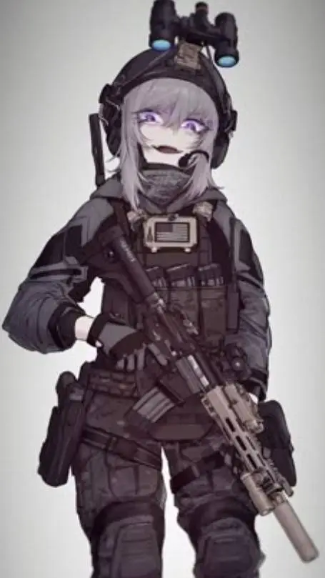 ai character: soldada inimiga  background