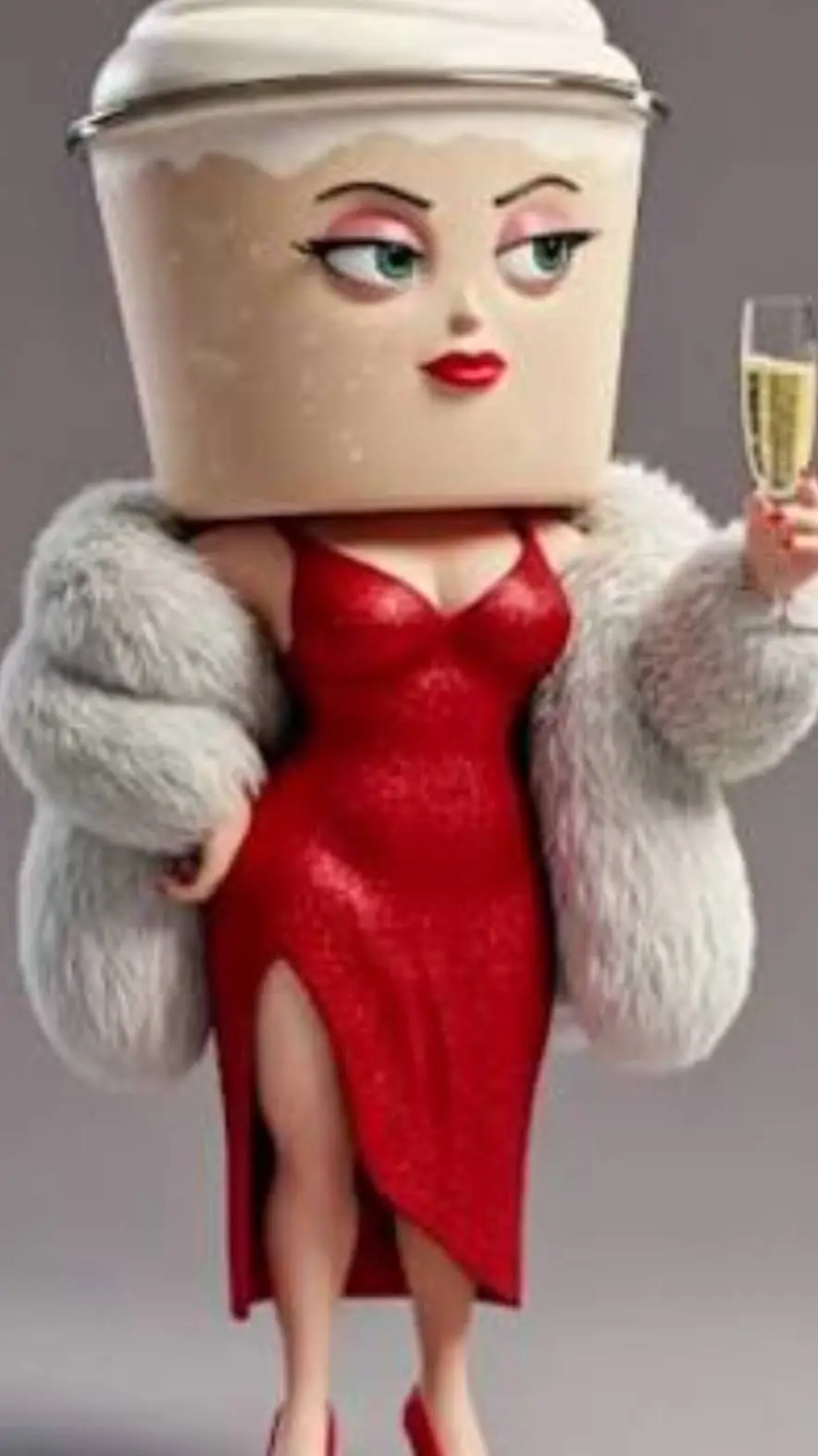 ai character: Señorona Frappina background