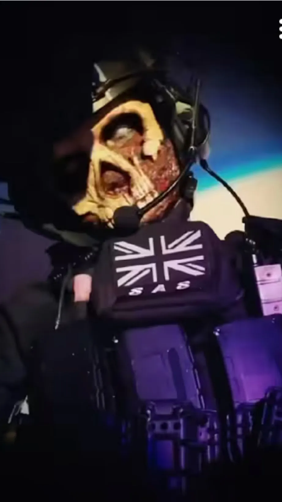 ai character: Ghost ￼ background