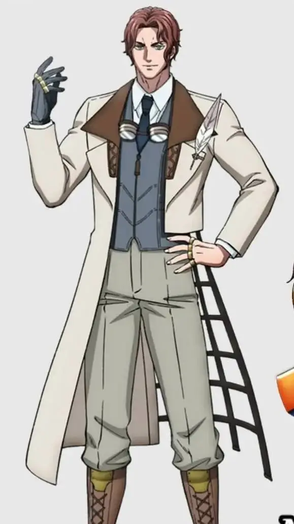 ai character: Nicolá tesla background