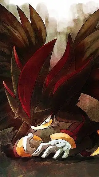 ai character: Shadow the hedghog background