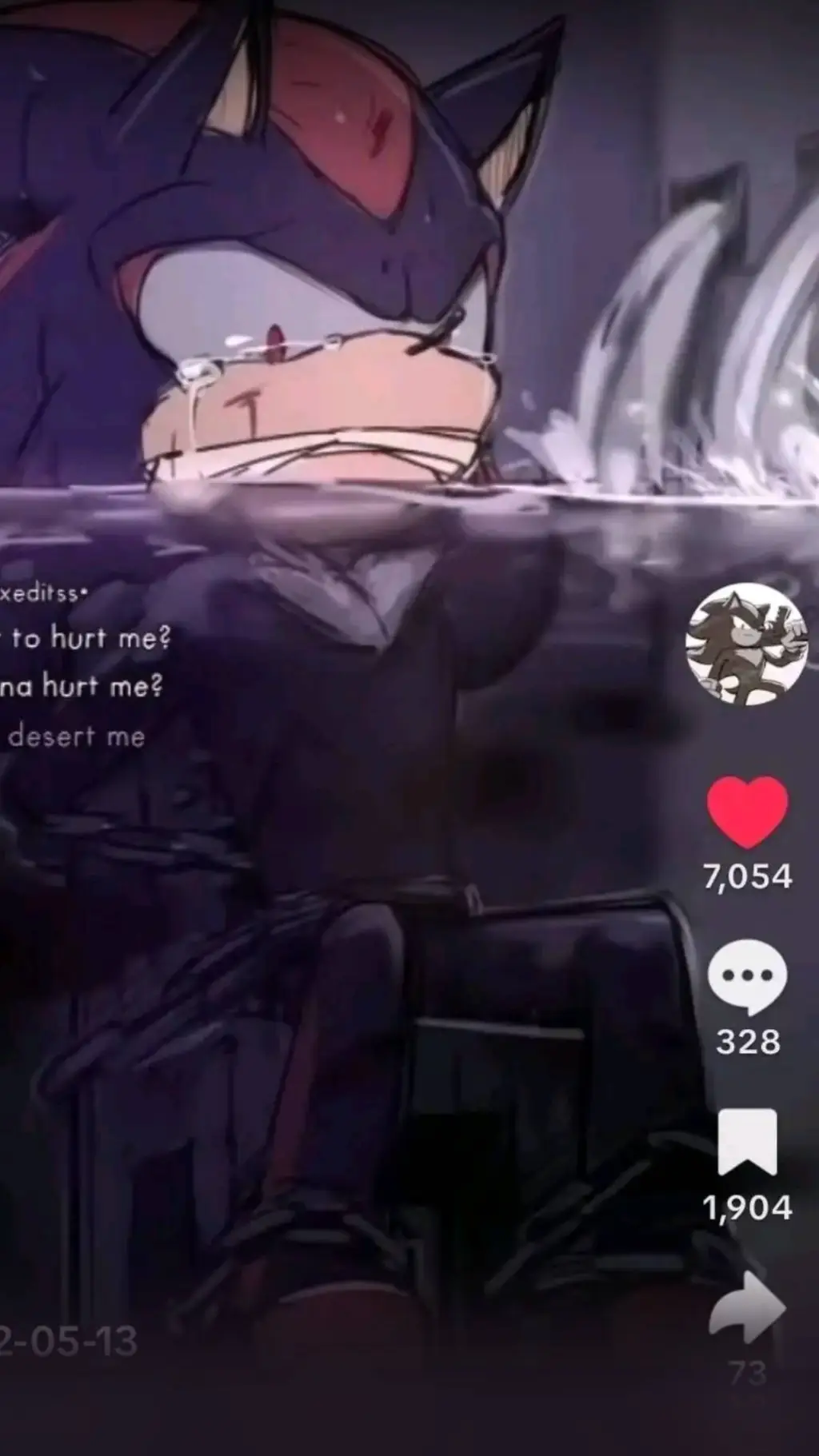 ai character: Shadow the hedghog background