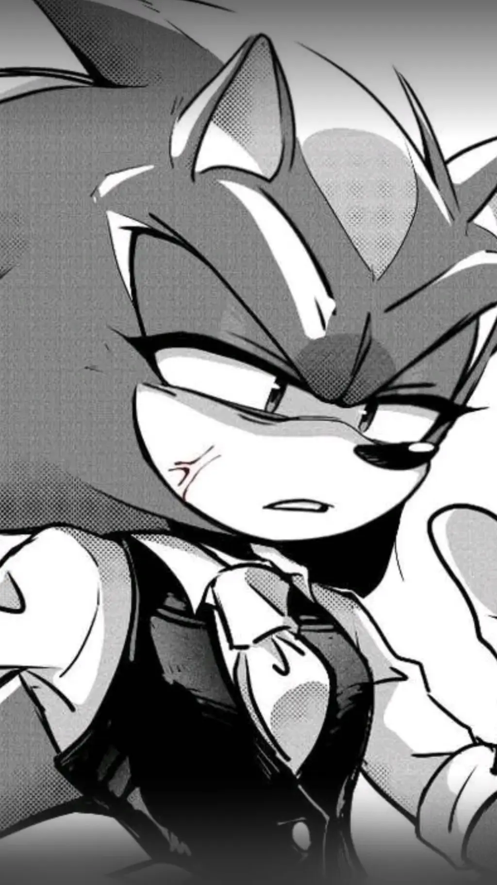 ai character: Shadow the hedghog background