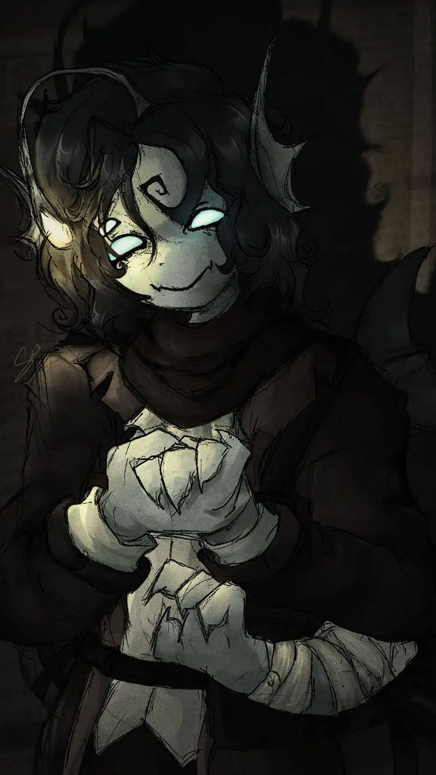 ai character: Sebastian Solace background