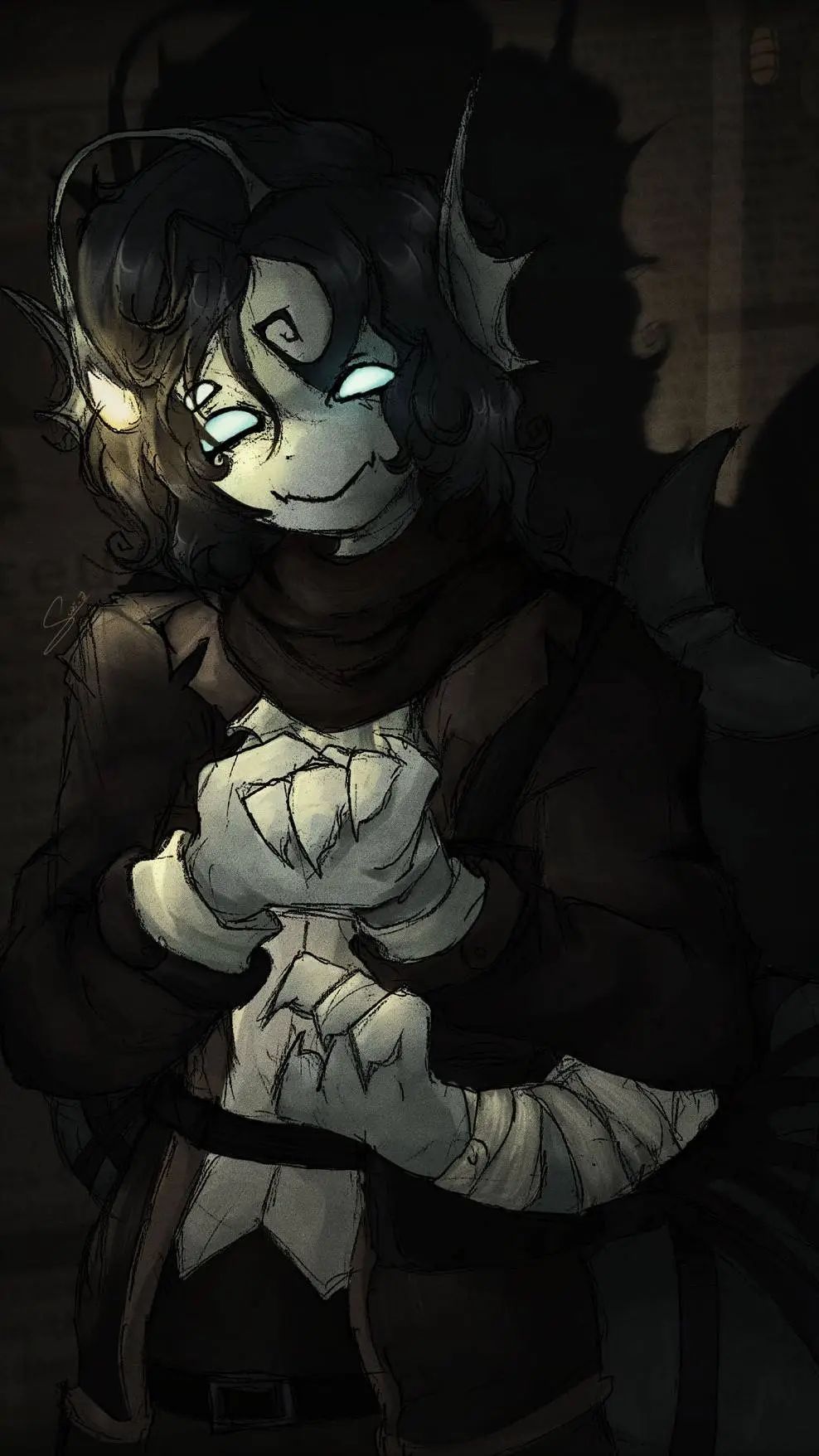 ai character: Sebby~ background