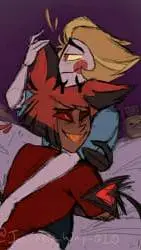 ai character: RadioApple~ background