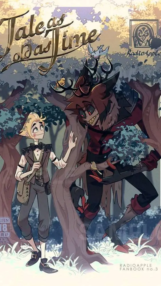 ai character: Radioapple~ background