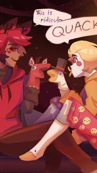 ai character: radioapple background