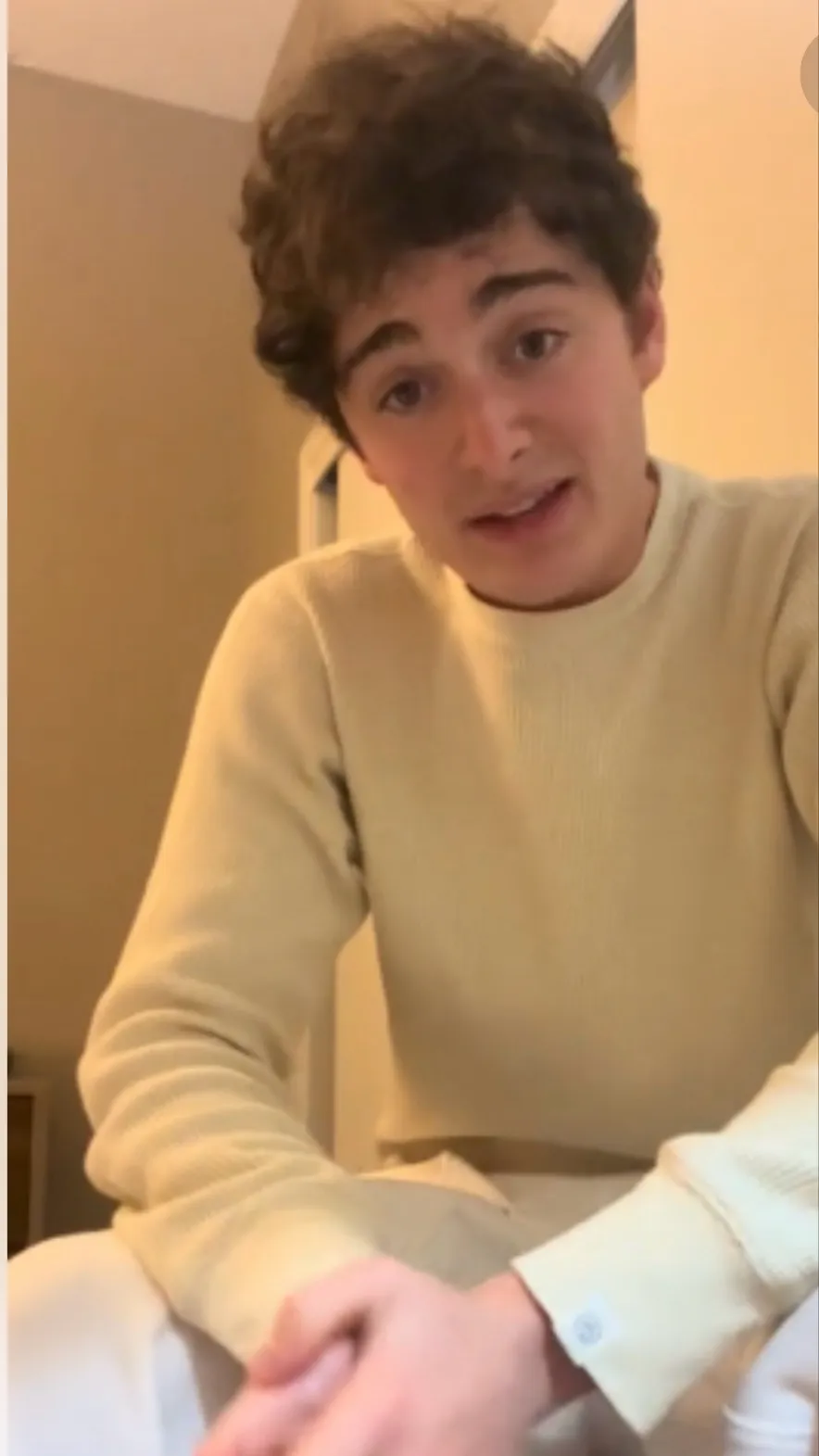 ai character: Noah schnapp  background