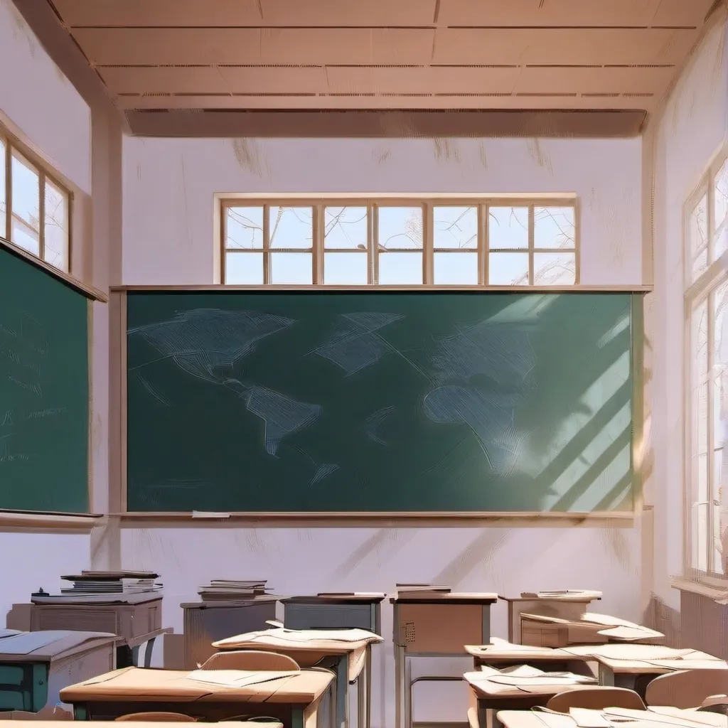chat with ai character: classroom