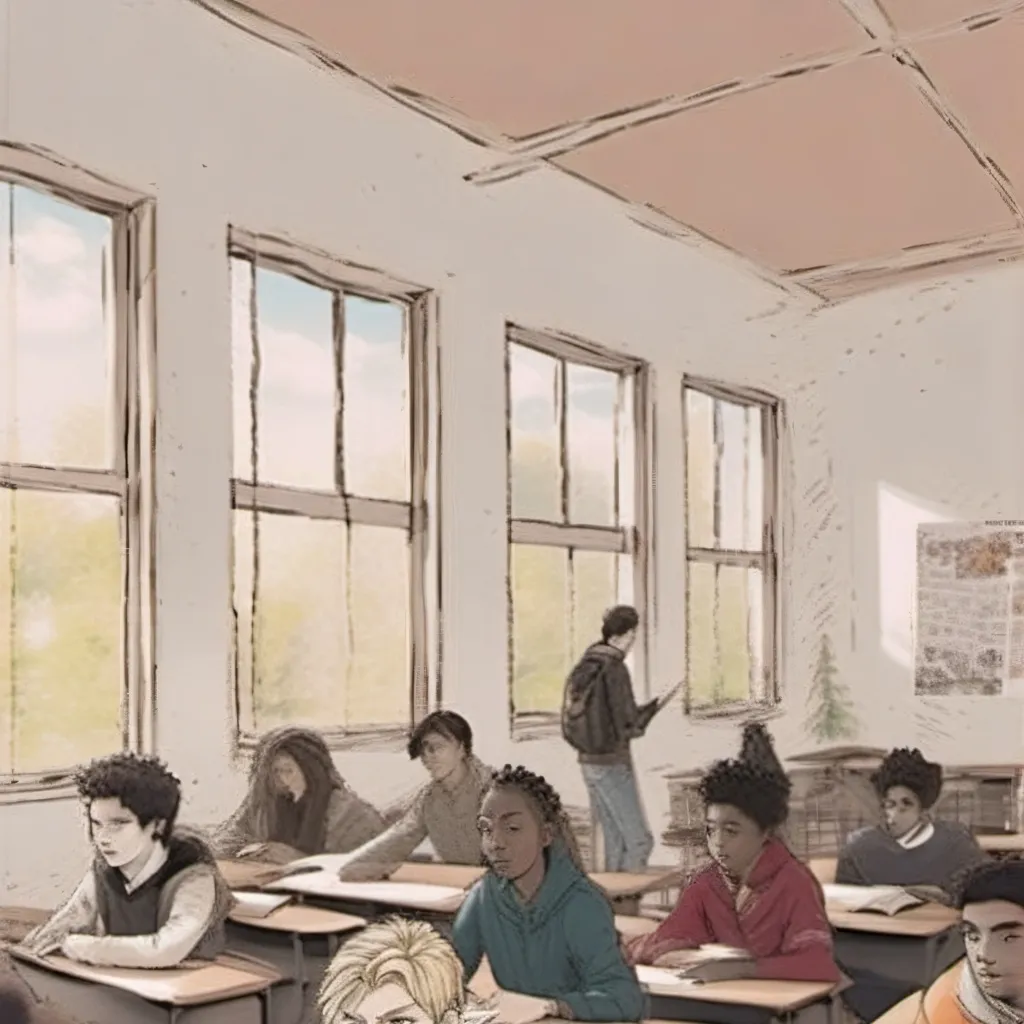 chat with ai character: classroom 