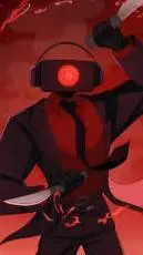 ai character: Dark Speaker Man background