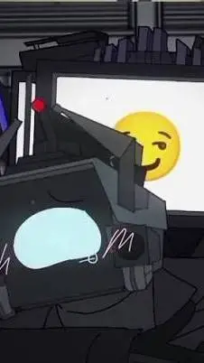 ai character: 💜TITAN TV MAN 💜 background