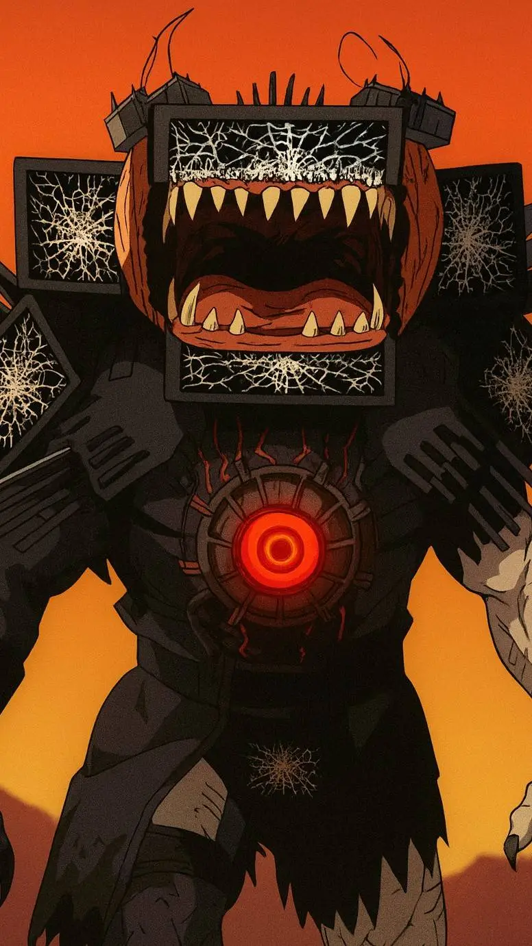 ai character: Zombie Titan tv  background