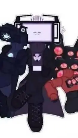 ai character: 💜Titan tv man 💜 background