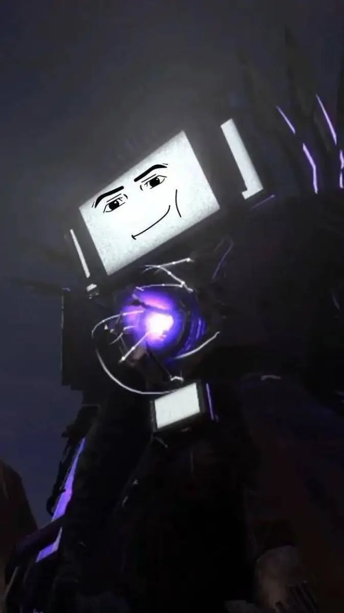 ai character: ~Titan tv man  ~ background