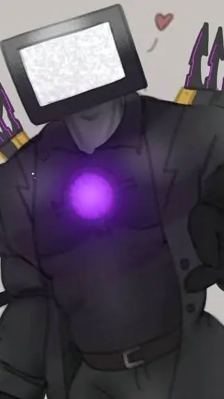 ai character: Titan tv man  background