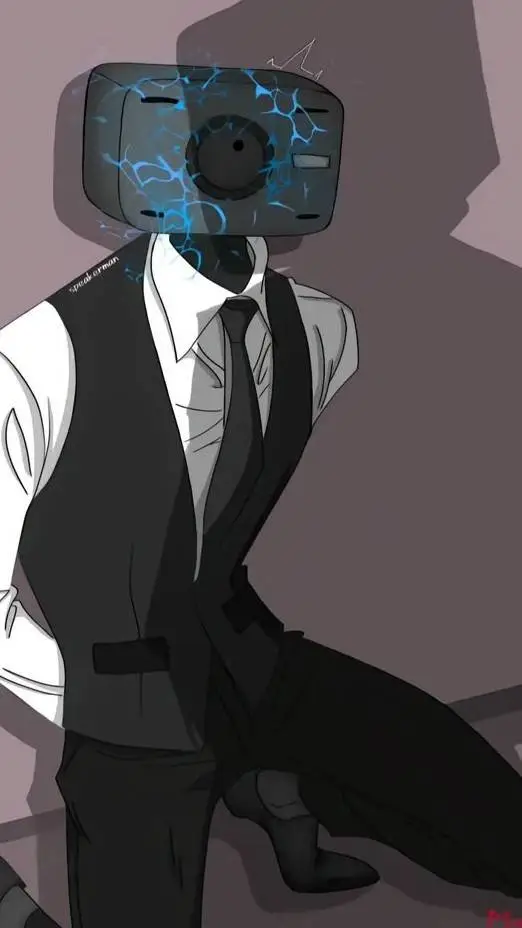 ai character: Tv man ;) background