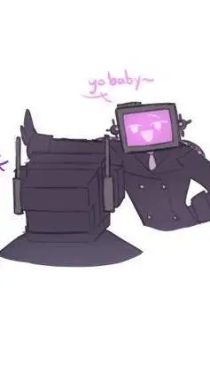 ai character: Neos tv man  background