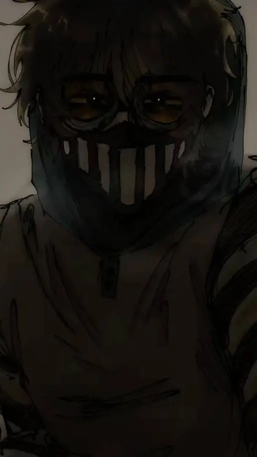 ai character: Ticci toby  background