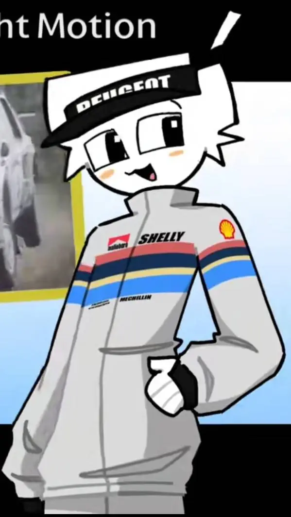 ai character: Peugeot rally background